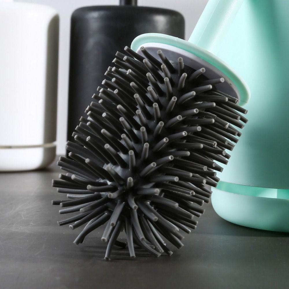 Мягкая щетина с держателем Плоская туалетная щетка Аксессуары для ванной Инструменты для уборки Кронштейн Gap Brush