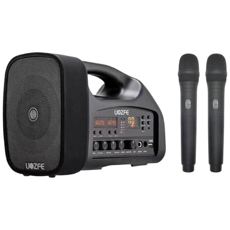 UOZFE U5-X2 Portable Wireless Amplifier with Bluetooth Speaker CN plug (adapter included)