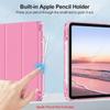 Чехол для iPad 11-го 12-го A19 A16 10-го с держателем для карандаша Funda iPad Air 11 13 M4 Pro 11 12.9 4 5 10.9 10.2 Умный блестящий чехол