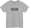 Personalised Embroidered Text Logo TShirt Custom Small Design Tee Top