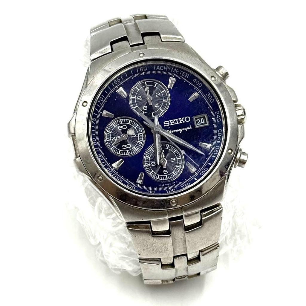[USED] SEIKO Watch Chronograph Silver