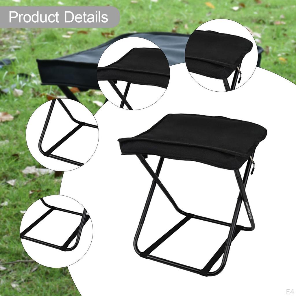 Походный складной стул Компактный стул из ткани Оксфорд для активного отдыха
