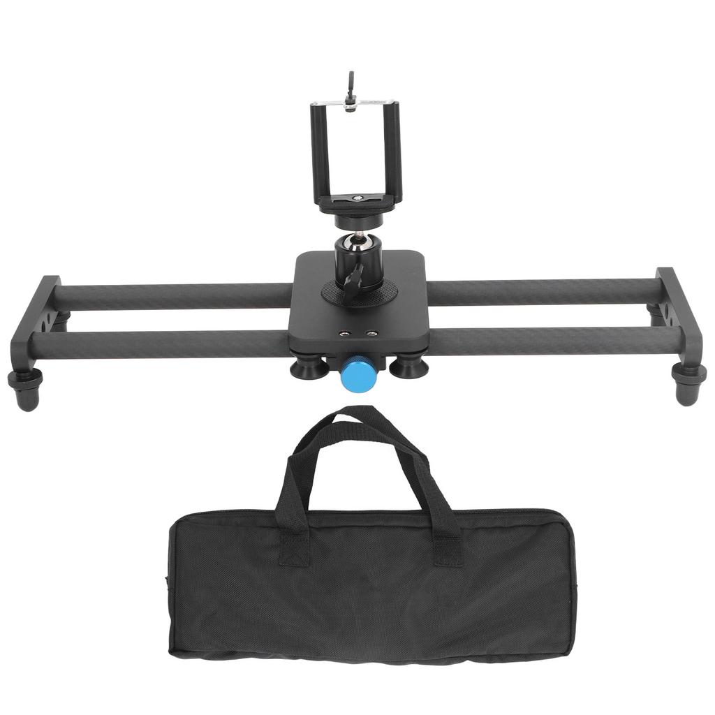 16in 40cm Camera Slider Rail Carbon Fiber Dolly Track Slider for DSLR Camera Camcorder Phone Max