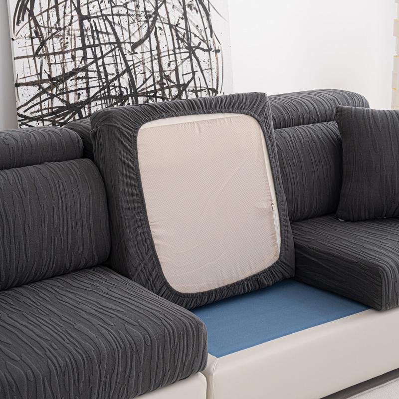 Эластичный чехол для дивана, жаккардовый регулируемый эластичный чехол для дивана в гостиной, чехол для сиденья дивана 1, 2, 3, 4, Г-образный, полный комплект