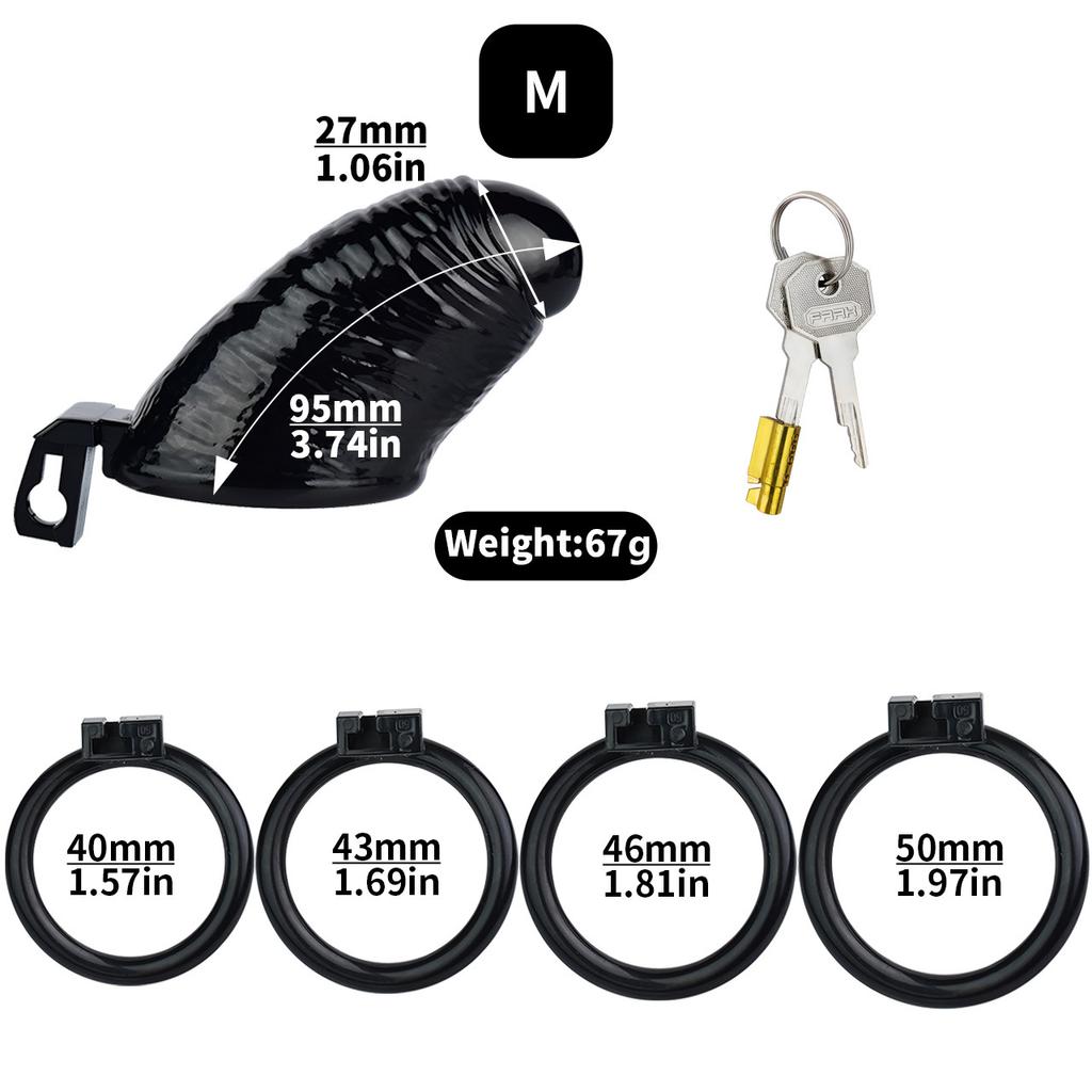 Мужской замок для пениса, носимый из смолы, замок CB, черный замок для пениса, гей-рогоносец, БДСМ, секс-игрушки, пояс верности
