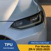 Защитная пленка для фар автомобиля Smoke Black для Honda ZR-V 2026-2026, вырезанная по форме, ТПУ PPF, устойчивая к царапинам, глянцевая виниловая пленка