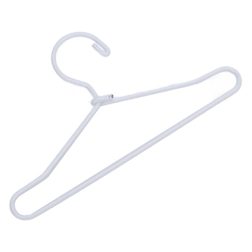 20pcs 65mm Size Miniature Wire Hangers Small Size Doll Dress Hangers Garment Organizer