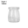 100/150/200 мл Стеклянная баночка для пудинга, стаканчик для йогурта с крышкой, креативная баночка для желе «Камиз», термостойкая для духовки, пищевая баночка для пудинга