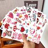 New Cartoon Valentine's Day Love Series Tattoo Stickers Waterproof Party Gift Fun Face Hand Stickers
