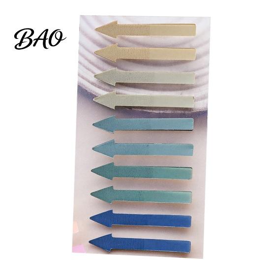 Planner Accessories Arrow Index Tab Stickers, Translucent PET Page Markers, Writable Note Flags Colorful Sticky for Organizing Book And File Document