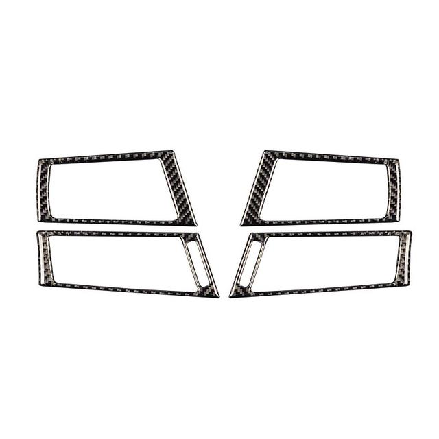 Для BMW X5 X6 E70 E71 2008 2009 2010 2011 2012 2013 углеродное волокно центральная/боковая защитная крышка для кондиционера