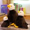 Simulation Animal Bald Sea Eagle Doll Plush Toy Pulsatilla Eagle Vulture Bird Doll Ornament Rag Doll