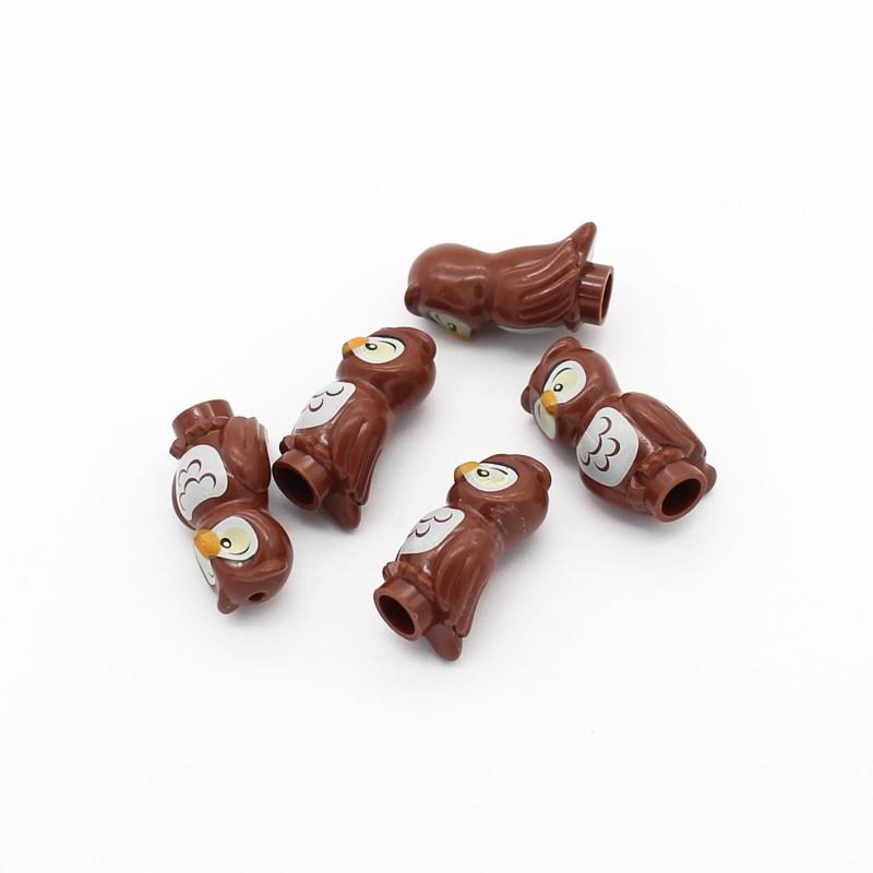 Animals Cute Bird Eagle Hawk Vulture Phoenix Chameleon Figures MOC Building Blocks Toys for Children Gifts DIY Toy Animal Part