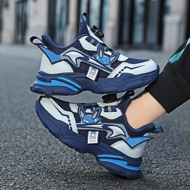 Детская мода Four Seasons Дышащая повседневная обувь для детей Бег Спорт Студенты Девочки Трендовые удобные кроссовки для спортзала