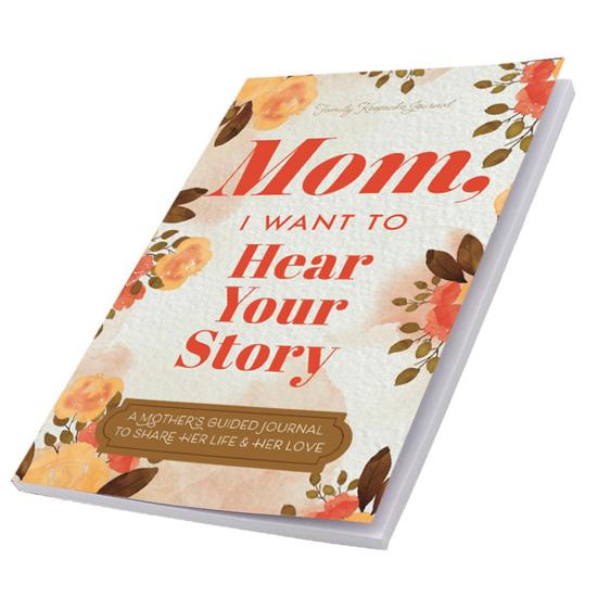 Записная книжка Mom Story Guided Journal, чтобы поделиться своей жизнью, своей любовью, матерью