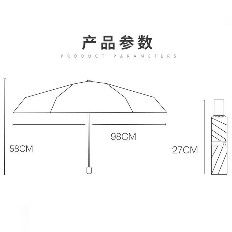 For BMW X1 X2 X3 X5 X7 E39 E46 E60 E65 E90 F01 F10 F15 F20 F25 G20 3 5 6 7 Series Automatic Folding Windproof Sunshade Umbrella DV1