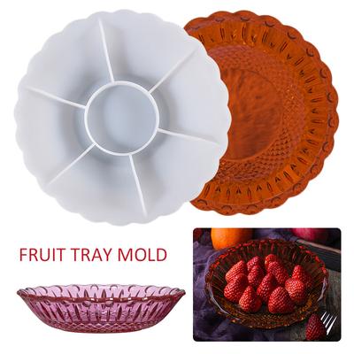 Лоток для хранения фруктов, форма для эпоксидной смолы, тарелка, тарелка, силиконовая форма, сделай сам, ремесло