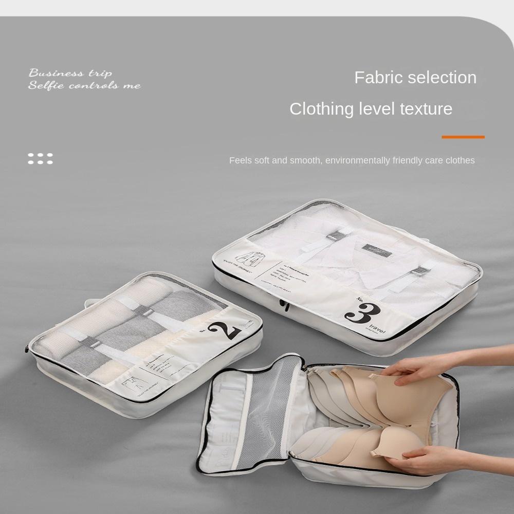Clothes Subpackage Compressible Suitcase Packing Handbag Visible Waterproof Bag Travel Storage Bag