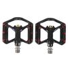 1 пара велосипедных педалей, велосипедные педали из углеродного волокна с противоскользящими шипами, титановая ось для складного велосипеда, горного велосипеда, шоссейного велосипеда