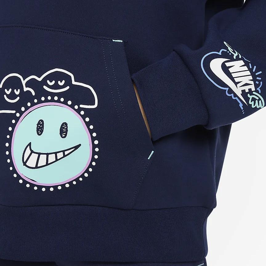 Nike Sweatshirt Dark Navy Blue Kids' FV2696-410