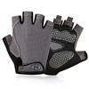 Перчатки без пальцев мужские сетчатые спортивные амортизирующие дышащие оборудование для тренировок по тяжелой атлетике