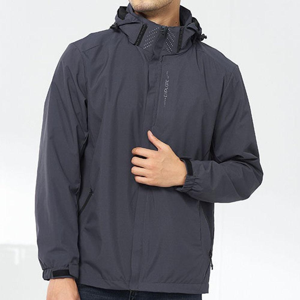Мужская водонепроницаемая куртка-дождевик, легкий внешний дождевик с капюшоном, ветрозащитная куртка для походов, скалолазания, куртки для активного отдыха