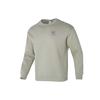 Puma Solid Color Logo Running Fitness Training Pullover Long Sleeve Sweatshirt Unisex Sweatshirt Khaki-Gray 627878-55