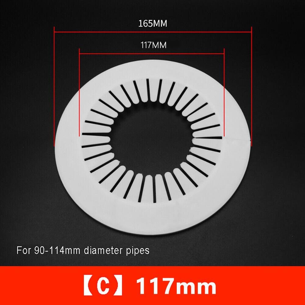 Accessories Duct Covering Accessories Pipe Plate X Decorative Effect Easy Installation White Decorative Effect Decorative Effect