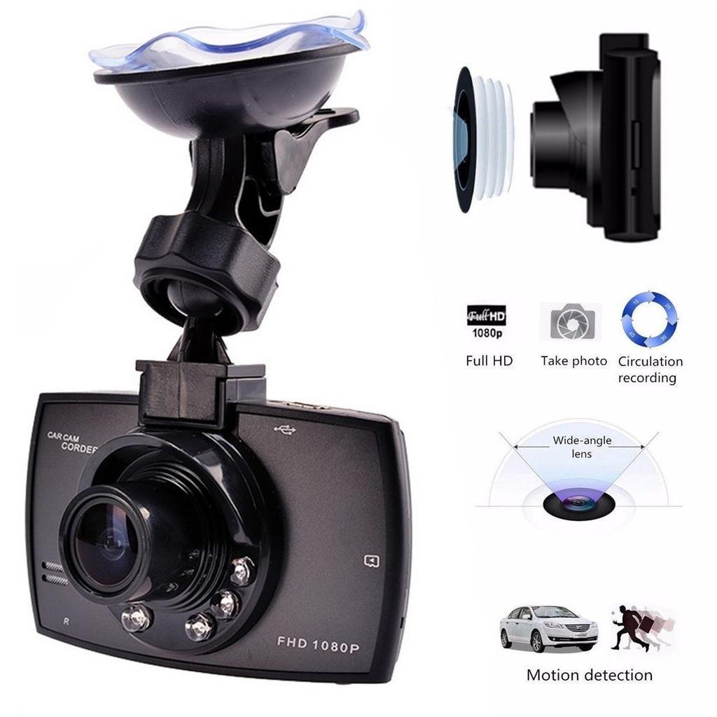 2,4-дюймовый автомобильный видеорегистратор с ИК-камерой 1080P, ночным видением, высокой четкостью изображения, дорожным регистратором, дисплеем для мониторинга транспортного средства