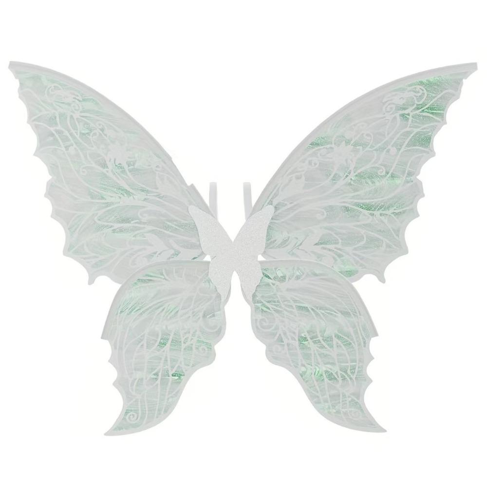Gradient Sheer Butterfly Fairy Wings Sparkling Organza Elf Wings Costume  Christmas Gifts