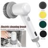 Беспроводная электрическая щетка для чистки, многофункциональная ручная скруббер, перезаряжаемая щетка для чистки кухонной раковины, ванной комнаты