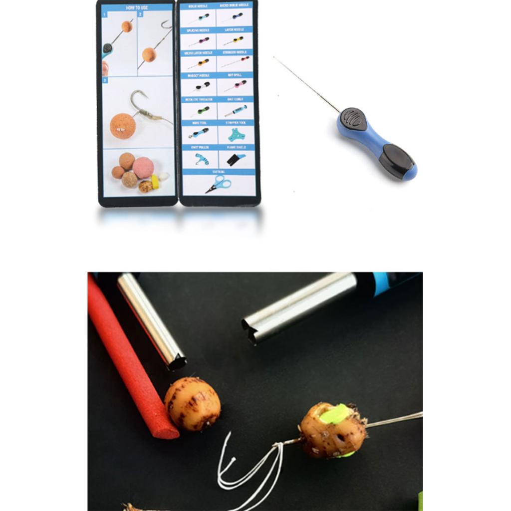 Сверло для наживки, игла для наживки, бойлы, штифты для сращивания, игла, портативное сверло для наживки, игла для наживки, крючок, игла, прочная