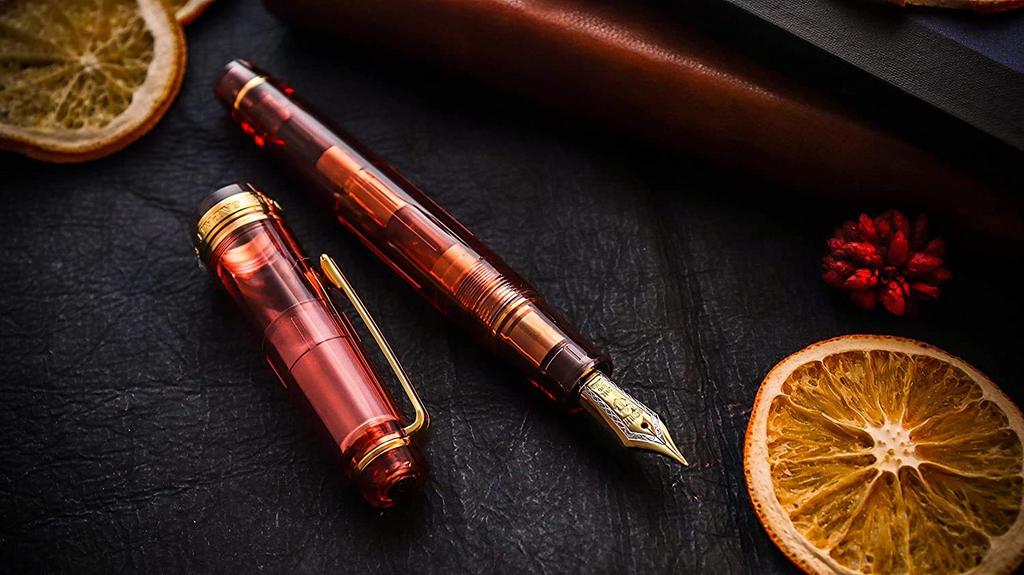 WANCHER Limited Fountain Pen SAILOR Original Professional Gear Hawaiian Ripe 21K Fountain Pen Special Production Extra [Wancher Product] (EF Fine)