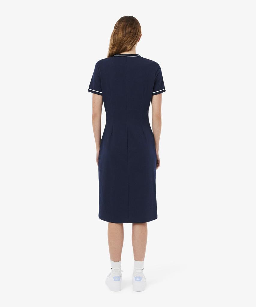 Женское платье-футболка LACOSTE с отделкой кантом Ef9855-56G 3Ui