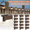 4 Solar Outdoor Deck Lights,Outdoor LED Decorative Lights,Garden Walk Lights,Outdoor Fence Lights,Outdoor Stairs, Steps