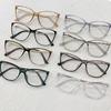 Fashion Luxury Cat Eye Eyeglasses Women Men Vintage Anti-Blue Light Glasses Optical Computer Goggles Frame Metal Spectacle