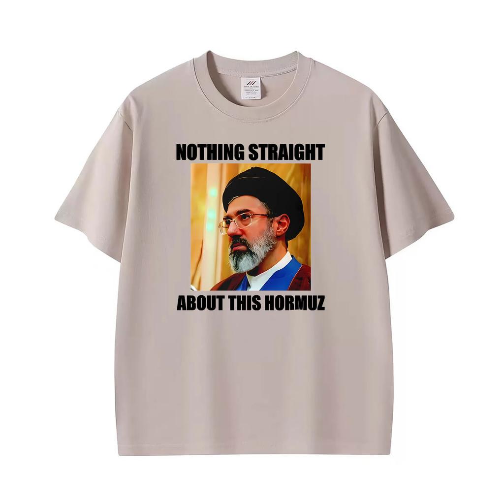 Mojtaba Khaunisexei Nothing Straight About This Hormuz Graphic T Shirts Unisex Unisex Casual Oversized T Shirt Retro Tshirt Streetwear