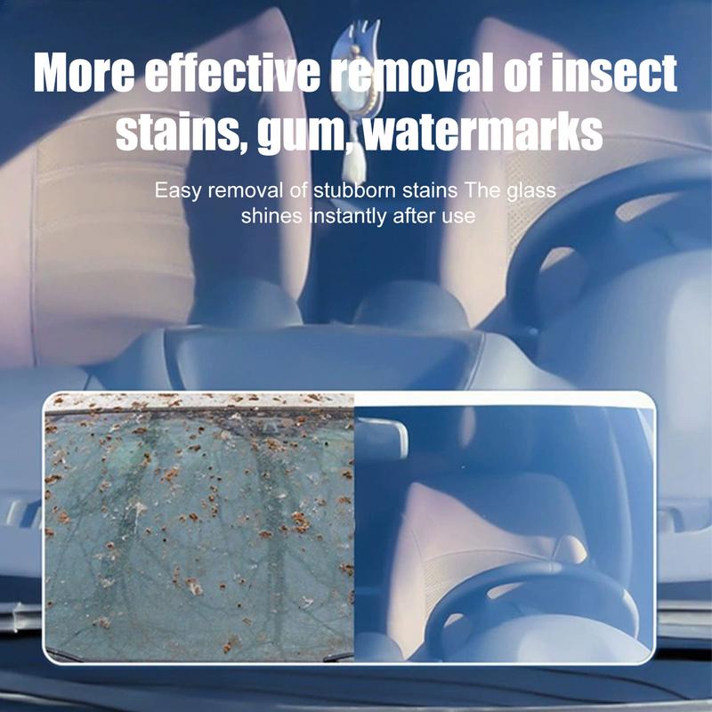 Car Glass Oil Window Cleaner 500ml Car Window Cleaner Auto Glass Cleaner Cream Auto Glass Polish Oil Remover Water Stains