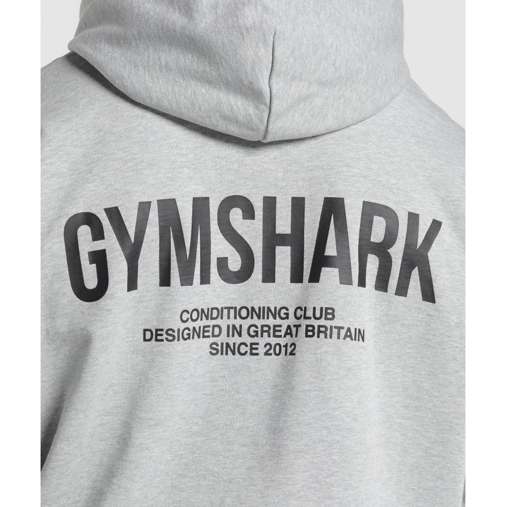 Gymshark Conditioning Club Hoodie светло-серый основной меланж A2b2v Gbcn