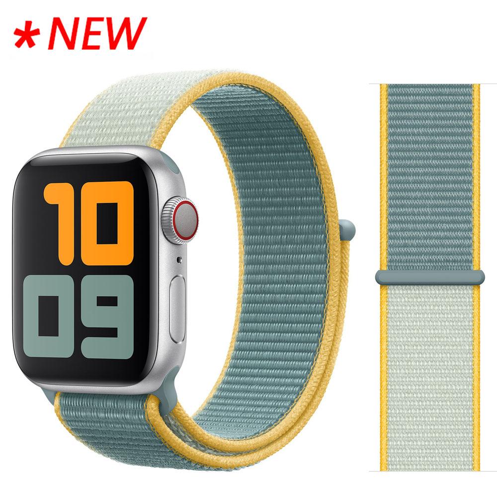 Нейлоновый ремешок-петля для Apple, ремешок для часов 44 мм, 40 мм, 45 мм, 41 мм, 42 мм, 38 мм, 44 аксессуары, браслет Correa, браслет iWatch 3, 4, 5, 6 se 7