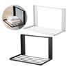 Magnetic Folding Storage Rack Wall-mounted Towel Organizer Shelf Magnetic Storage Caddy