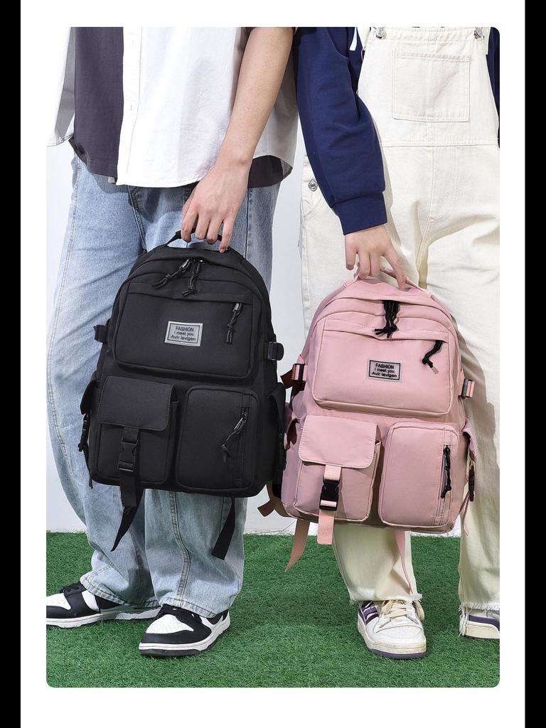 Школьный рюкзак для девочек в корейском стиле: Простой, модный, вместительный рюкзак для учеников младших и старших классов средней школы.