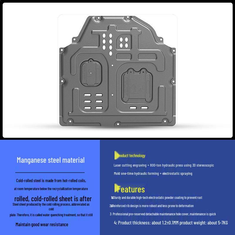 Toyota Harrier 2022-2023 Защита двигателя и днища