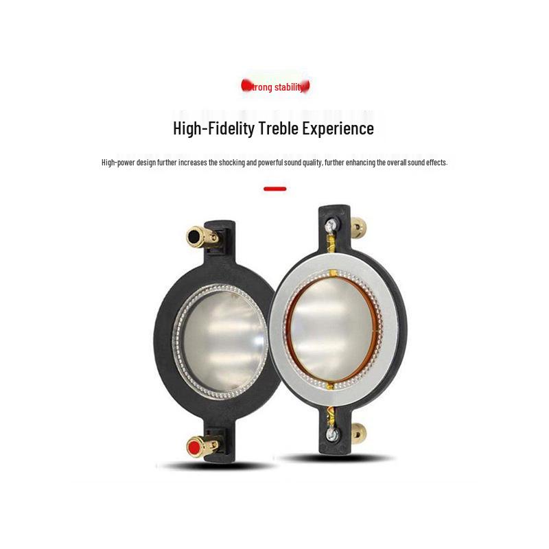 44-Core Titanium Diaphragm Speaker Horn with Copper-Clad Round Wire 44.4MM Repair Part