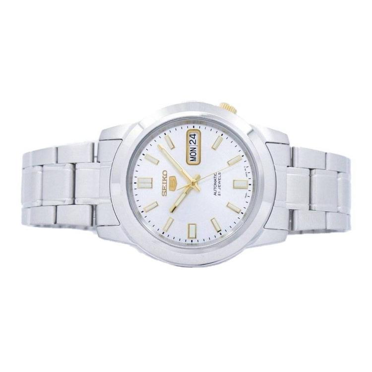 Seiko 30 м Водонепроницаемые Автоматические Механические Часы с Браслетом из Нержавеющей Стали 38 мм SNKK09K