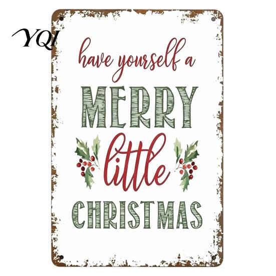 Seasonal Entryway Wall Accents Christmas Wood Sign, Vintage Santa's Sleigh Parking Only 2D Country Style Home Decoration Rustic Farmhouse Wooden