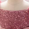 Baby Girl Sequin Flower Dresses Christmas Wedding Lace 1st Birthday Party Dress for Kids Toddler Children Formal Evening Costume