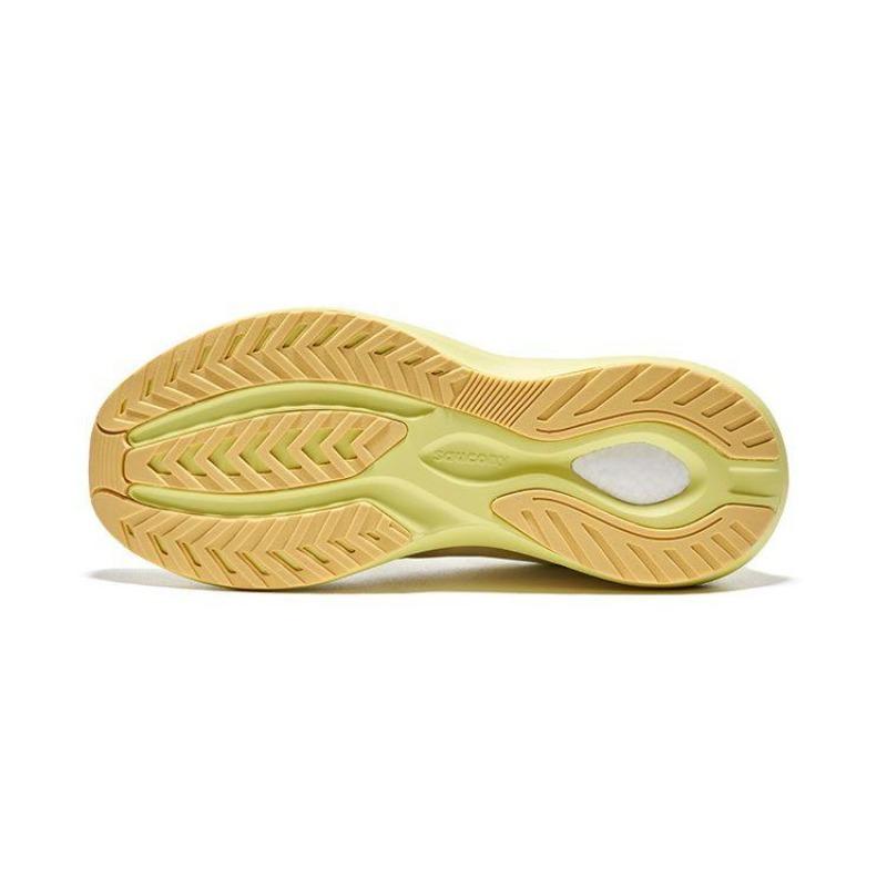 Saucony Phoenix Inferno 3 women low-top casual running shoes white yellow cushioned breathable snug fit versatile S18188-2