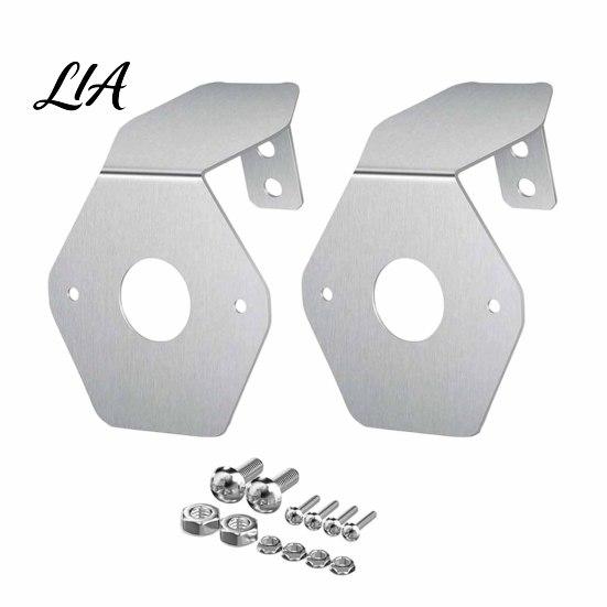 Watermelon Light Mounting Bracket 2Pcs Brackets for Partsam, 304 Stainless Steel Mirror Turn Signal Exterior Component Angled Holder Trucks Trailers,
