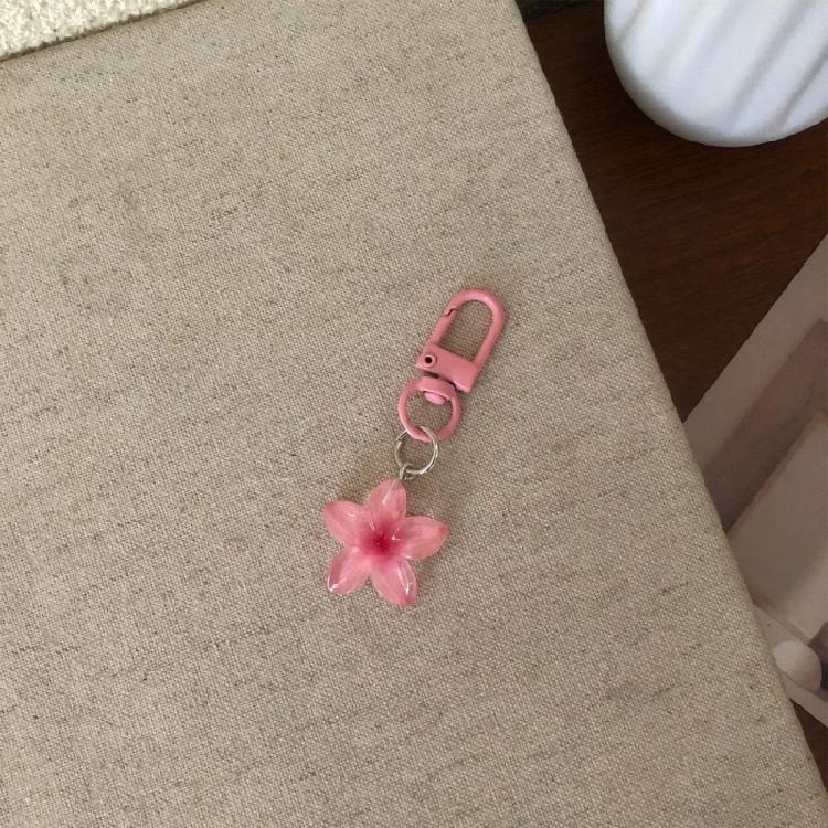 Модный брелок для ключей в виде цветка с карабинами быстрого съема, модные акцентные детали для легкого крепления и использования